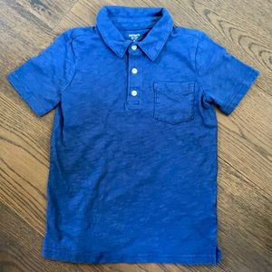 🍀4/$20 - Carter's Navy Polo Shirt - Size 7 like new!
